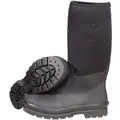 The Original Muck Boot Co. Rubber Boot, Men's, 9, Knee, Steel Toe Type, EVA, Rubber, Black, 1 PR