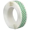 3M Polyethylene Double Sided Foam Tape, 1" x 1", White