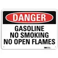 Lyle Chemical, Gas or Hazardous Materials, Danger, Recycled Aluminum, 7" x 10", With Mounting Holes