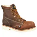 Thorogood Shoes 6" Work Boot, 12, D, Men's, Brown, Steel Toe Type, 1 PR