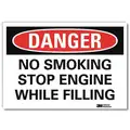 VinylVehicle or Driver Safety Sign with Danger Header, 10" H x 14" W