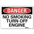 VinylVehicle or Driver Safety Sign with Danger Header, 5" H x 7" W