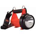 Streamlight Industrial Lantern: Rechargeable, 180 lm Max Brightness, 4.3 hr Run Time at Max Brightness, Orange
