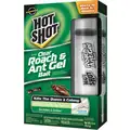 Hot Shot Roach and Ant Killer: Gel, Dinotefuran, DEET-Free, Indoor Only, 2.5 oz, Ants/Roaches