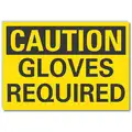 Lyle  Hand  Caution Reflective Label: Reflective Sheeting, Adhesive Sign Mounting, Engineer Grade