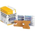 First Aid Only Fabric Fingertip/Knuckle Bandages, Assorted x Assorted, Beige