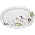 Dixie Disposable Plate: Paper, Salad Plate, 8-1/2 in Disposable Plate Size, Microwave Safe, 500 PK