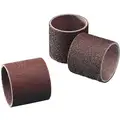 3M Cloth Band: 3/4 in, 1 1/2 in W, Aluminum Oxide, 80 Grit