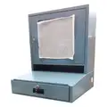 LCD Monitor Cabinet: 24 1/2" x 22 1/2" x 29 1/2", For Desktop Computer Type