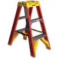 Twin Stepladder,T6200,H 3ft,