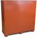 Jobox 60-3/4" x 24-1/4" x 60-1/8" Jobsite Storage Cabinet, 47.5 cu. ft., Brown