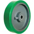8" Caster Wheel, 1500 lb. Load Rating, Wheel Width 2", Polyurethane, Fits Axle Dia. 3/4