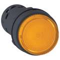 Schneider Electric Push-button: 22 mm Size, Momentary, Orange, 24V AC/DC, LED, Extended Button