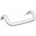 Aluminum Offset Pull Handle with Satin Finish, Silver; Hardware Included