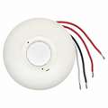 Ceiling Hard Wired Occupancy Sensor, 1,500 sq ft Passive Infrared, Ultrasonic, Office White