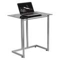 Flash Furniture Office Desk: 27 1/2 in Overall Wd, 28 3/4 in, 18 57/64 in Overall Dp, Black Top