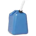 5 gal. Water Container, Blue High Density Polyethylene, 1 EA