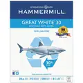 Hammermill 8-1/2" x 11", Recycled Multipurpose Paper, Matte Finish, White, PK 5000