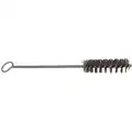 Schaefer Brush Tube and Pipe Brush: Straight Handle, Stainless Steel Bristle, Silver, Wire