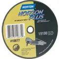 Norton 4" Type 1 Zirconia Alumina/Gel-Ceramic Aluminum Oxide Cut-Off Wheel, 0.0630" Thick, 19100 RPM