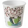 Dixie Disposable Hot Cup: Paper, Polyethylene, 10 oz Capacity, Coffee Haze, Microwave Safe, 1,000 PK