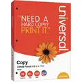 Universal 8-1/2" x 11", Multipurpose Paper, Matte Finish, White, PK 5000