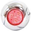 Maxxima Auxiliary Warning Light: Perimeter Light, 19/32 in Ht - Vehicle Lighting, Red, 1 Heads, LED