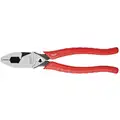 Linemans Pliers, Jaw Length: 1-39/64", Jaw Width: 1-45/64", Jaw Thickness: 37/64", Ergonomic Handle