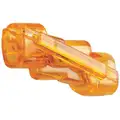 Ideal In-Line Push-In Connector: Orange, Polycarbonate, 20 AWG  12 AWG Wire Size Range, 300 PK