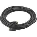Voice and Data Patch Cord: 5e, RJ45, 25 ft Lg - Patch Cord, Black