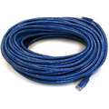 Voice and Data Patch Cord: 5e, RJ45, 75 ft Lg - Patch Cord, Blue