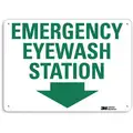 Lyle Eyewash and Shower, No Header, Recycled Aluminum, 10" x 14", With Mounting Holes, Engineer