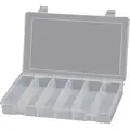 Compartment Box, Clear, 1-3/4"H x 6-3/4"L x 11"W, 1EA