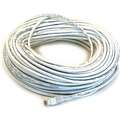 Voice and Data Patch Cord: 5e, RJ45, RJ45, 100 ft Lg - Patch Cord, White