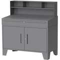Greene Manufacturing, Inc. Shop Desk: Cabinet Desk, 36" x 29" x 54", 1 Drawers, 1 Shelves