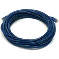 Monoprice Voice and Data Patch Cord: 6, RJ45, 20 ft. Lg - Patch Cord, Blue