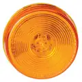 Imperial 2-1/2" Clearance Marker Lamp, 10 Series, LED, Yellow Round, 2 Diode, P2,12V