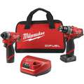 Milwaukee M12, Cordless Combination Kit, 12V DC Voltage, Number of Tools 2