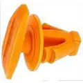 Double Head Weatherstrip Retainer for Ford; 8 mm Stem Length, Orange