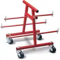 Wire-Spool Dispensing Cart, 1,000 lb Load Capacity, Steel