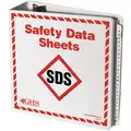 SDS Binder, English, Includes A-Z Dividers, Safety Data Sheets, 3" Depth