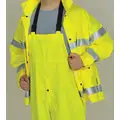 2-Piece Rain Suit with Jacket/Bib Overall, ANSI Class: Class 3, Type R, M, Yellow/Green