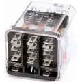 Omron 12VDC Coil Volts, General Purpose Relay, 10A @ 240VAC/10A @ 28VDC Contact Rating, Square