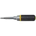 Klein Tools Multi-Bit Screwdriver 7-Pc., 10-in-1, General Purpose, 8" Overall Length