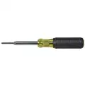Klein Tools Multi-Bit Screwdriver 4-Pc., 6-in-1, General Purpose, 9-1/8" Overall Length