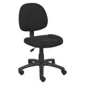 Boss Task Chair, Task Chair, Black, Fabric, 18" to 23" Nominal Seat Height Range