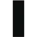Urinal Partition without Pilaster, Baked Enamel Steel, Black, 24" W X 42" H