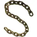 20 ft. Grade 70 Straight Chain, 1/4" Trade Size, 3150 lb. Working Load Limit, For Lifting: No