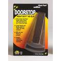 Door Wedge XL, Thermo Plastic Elastomer Santoprene, Brown, 6-3/4" Length, 2" Height, 3-1/2" Width