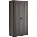 Suncast Commercial Commercial Storage Cabinet, Dark Gray, 80-1/4" H X 40" W X 20-1/4" D, Unassembled
